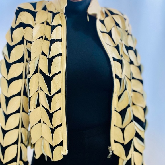 Vintage Stillman Studio Petal Leather Jacket - Picture 7 of 15